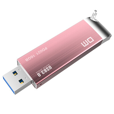 

DM PD021 sharp sector metal dust shockproof fast USB30U disk 16G brown