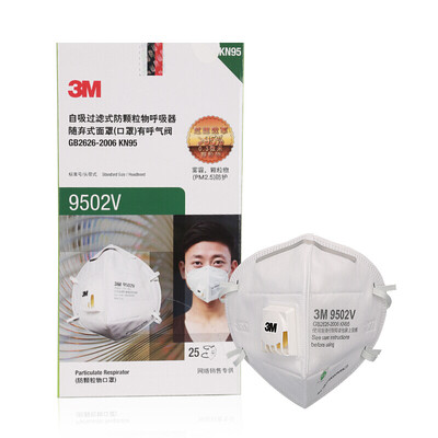 

Anti-дымка 3M маски 9502V KN95 респираторы дымка крепления РМ2,5 головки (25 / коробки) веб