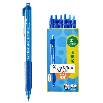 

Paper Mate Ballpoint Pen 300 RT 05MM Blue Paper Box 12 Pack