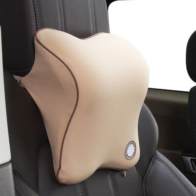 

JiGi GiGi car headrest GT-22 space memory cotton Shu core headrest car neck pillow pillow apricot