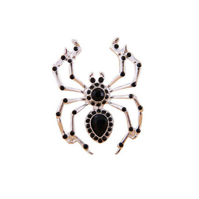 

Yoursfs @ ручной работы Черный паук старинные броши rhinestone броши для женщин diy Мода ювелирные изделия брелок булавки булавки