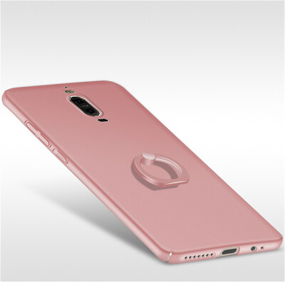 

Телефон Чехол для Huawei Mate 9 Pro Ultra Тонкий Slim Обложка Простой PC Back Ring Holder 360 ° Защита вращения