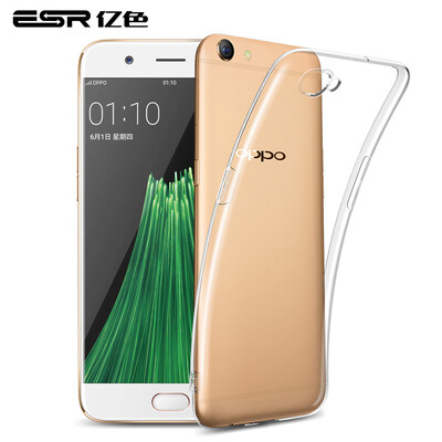 

(ESR) OPPO R9S Корпус / чехол All-inclusive Прозрачный силиконовый противоомывочный мягкий чехол Первичный гель для белого для -Oppo R9S