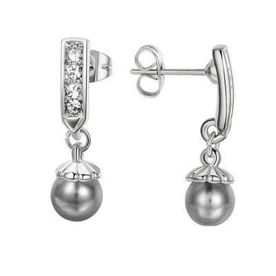 

Yoursfs@ Round Letters Pearl Gold Plating Drop arrings fit for woman and girls