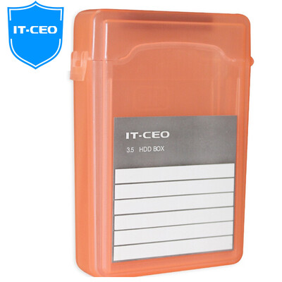 

IT-CEO 35-inch hard disk protection box Shockproof case Protective bag Desktop hard disk storage box Hard disk box with label powder V317-1
