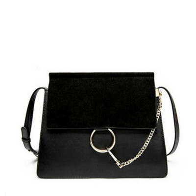 

Fashion leisure garden ring shoulder diagonal small square bag leather handbags as gift for women
