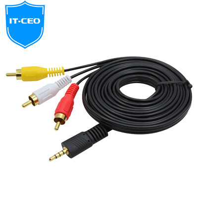 

IT-CEO 35x15mm one-third lotus head audio&video cable AV cable for millet box 2 generation enhanced version 3 3C 3S music as c1s t1s 10 meters V084R-10