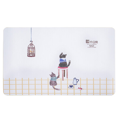 

Kinab fashion office writing table mat 600 360mm large mouse pad papiest cat NC2882