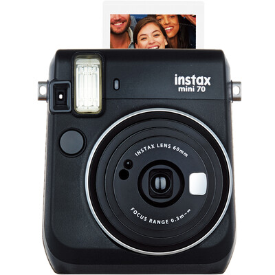 

Fuji (FUJIFILM) INSTAX черного нефрит черной камера камера изображение MINI70
