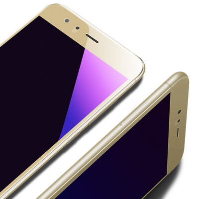 

(ESR) Honor 9 закаленная пленка Huawei Honor 9 закаленная пленка полноэкранный полный охват анти-голубой стальной пленки янтарное золото