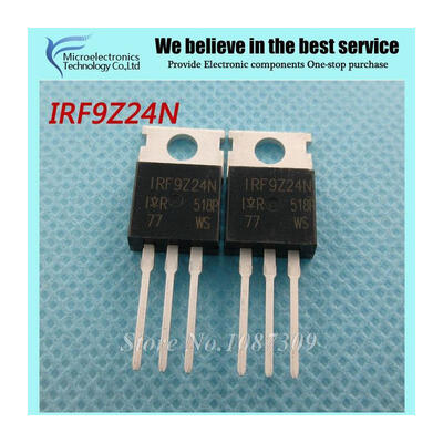 

10pcs free shipping IRF9Z24N F9Z24 IRF9Z24NPBF MOSFET MOSFT PCh -55V -12A 175mOhm 12.7nC TO-220 new original