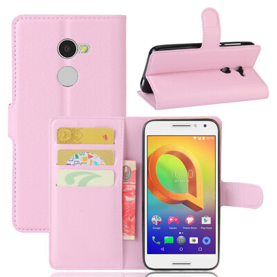 

GANGXUN Alcatel A3 Case High Quality PU Leather Flip Cover Kickstand Anti-shock Wallet Case for Alcatel A3