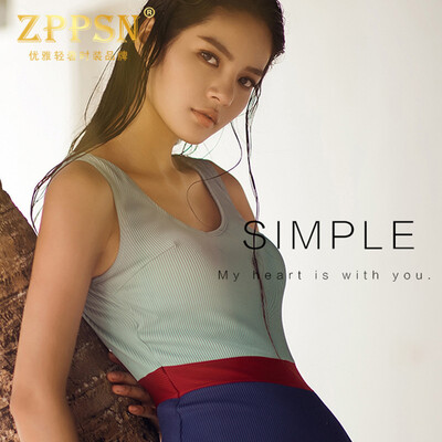 

Light brand ZPPSN size of the chest gathered conservative thin body swimsuit women feel big belly sports bathing suit
