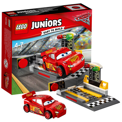 

【7 new products】 Lokao small masonry series 4 years old -7 years old lightning McQueen speed transmitter 10730 children building blocks toys Lego