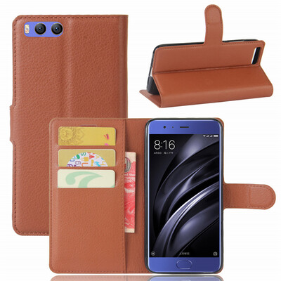 

GANGXUN Xiaomi Mi 6 Чехол из высококачественной кожи PU с флип-чехлом Kickstand Anti-shock Кошелек для Xiaomi Mi 6