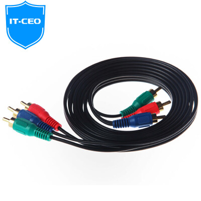 

IT-CEO Y13RCA-2 3RCA для 3RCA Component Color Difference Video Cable Ypbpr HD Выход Видеосигнал Кабель / кабель AV Длина кабеля 2 м