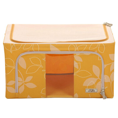

Lock Lock LOCKLOCK Storage Box U-shaped Barnacle Box Leaves Picture 58L LLB5158Y
