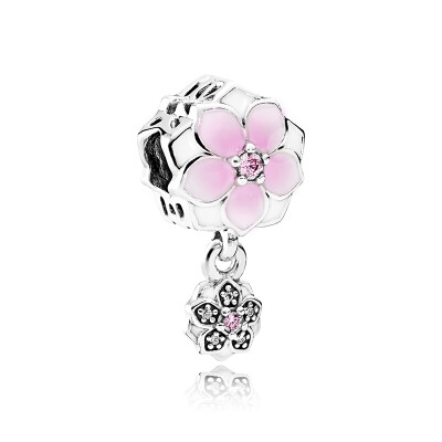 

PANDORA Pandora magnolia flower silver enamel decoration 792077PCZ