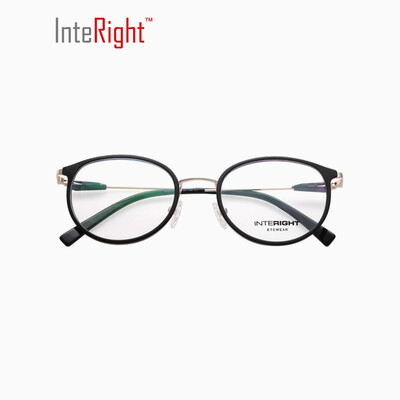 

INTERIGHT optical glasses retro young women Korean version of the circle of art myopia frames