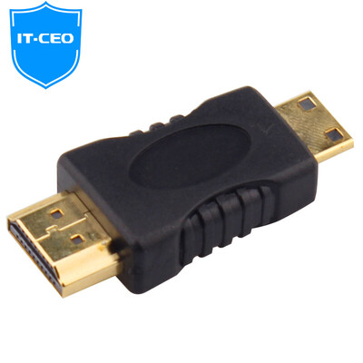 

ИТ генеральный директор V7XF00 3 1 HDMI поворота соединены микро / Mini HDMI адаптер / конвертер обратимым преобразование между стандартным типом C / D, Тип интерфейса HD-черный
