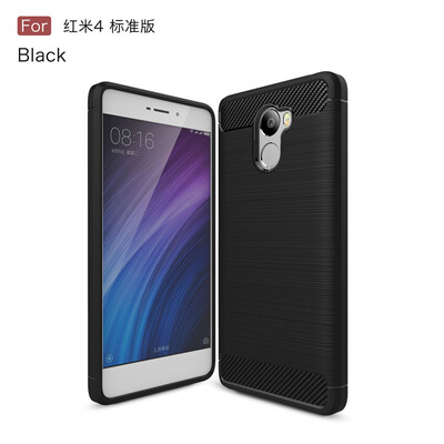 

Xiaomi Redmi 4 Чехол против скользкой царапины Противоударная легкая крышка бампера для Xiaomi Redmi 4 Standard