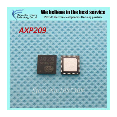 

10PCS free shipping AXP209 QFN-48 Enhanced single Cell Li-Battery&Power System Management IC new original