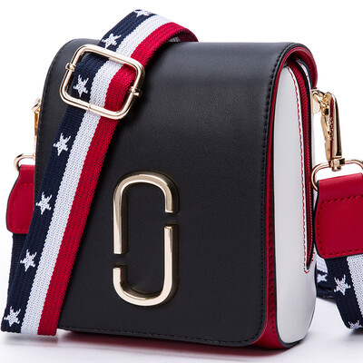

PLOVER ladies shoulder bag trendy bag hit the atmosphere atmospheric packet diagonal handbags P16302L204 black white