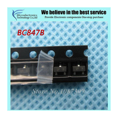 

50pcs free shipping BC847B BC847 Bipolar - BJT 1500W 20V 5% UNI TRAZORB SOT23-3 new original