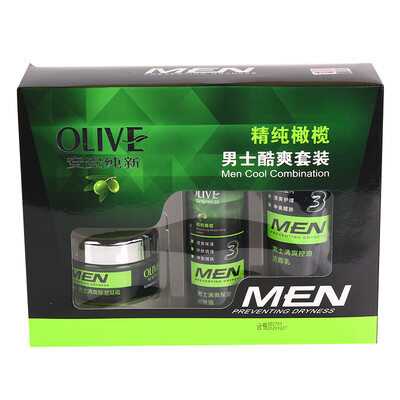 

Ann St. Ann чистого оливкового PURE новый мужской прохладный прохладный костюм (лосьон Control Oil) Мужской уход за кожей Установить