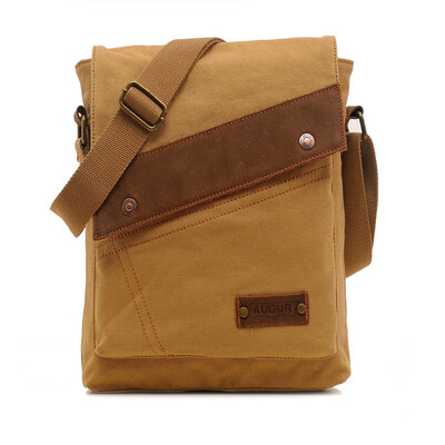 

New casual shoulder leisure fashion men canvas bag as gift for men