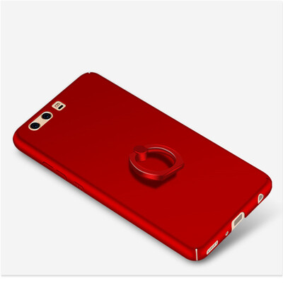 

Phone Case For Huawei P10 Plus Ultra Thin Slim Cover Simple PC Back Ring Holder 360°Rotation Protection For Huawei P10 Plus