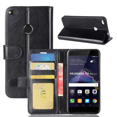 

GANGXUN Huawei P8 Lite 2017 Чехол из высококачественной кожи из полиуретана с капюшоном Kickstand Coverlet для Huawei Honor 8 Lite Nova Lite GR3 2