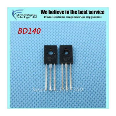 

20pcs free shipping BD140 D140 TO-126 NPN 15A 80V NPN Epitaxial Triode Transistor new original