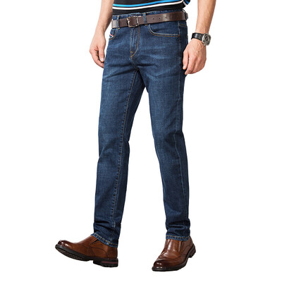 

Pierre cardin 682-4 мода удобный микро-эластичный комфорт случайный прямой кот для мужчин джинсы синий 30 ярдов