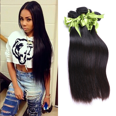 

New Arrival 7A Brazilian Virgin Hair Straight 3 PCS Cheap Brazilian Straight Hair Weave Bundles Brazilian Straight Human Hair