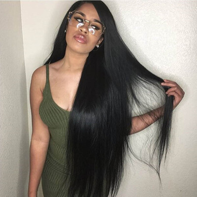 

360 Lace Frontal With Bundles 3 Bundles With Frontal Closure Brazilian Straight Virgin Hair And Closure 360 Frontal With Bundles