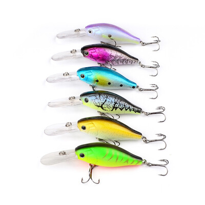 

1PC Aritificial Ocean Sea Рыбалка Приманка Приманки 6colors 7cm / 16.46g рыболовные снасти
