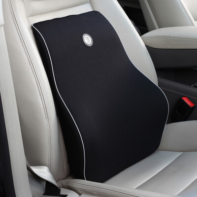 

GiGi car waist waist pillow G-1608 space memory cotton car with office scallops cushions waist cushions black