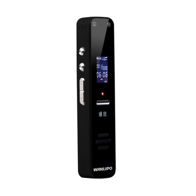 

WANLIPO Manley Po черного 8G TF-91 диктофон HD телефото профессиональные деловые встречи аутентичного шумоподавления миниатюрного MP3