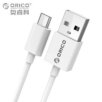 

Austrian ORICO ADC-20 Micro USB Andrews mobile phone charging data cable 3A load core support oppo Huawei millet Samsung 2 m white