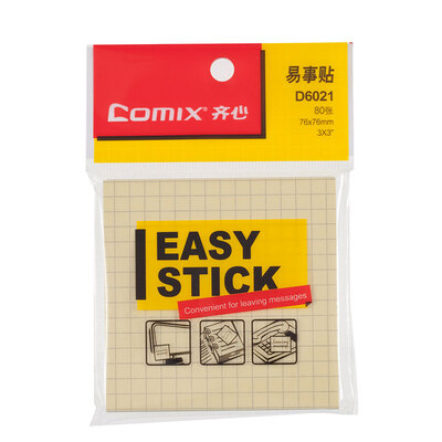 

Coxy Comix 24 Pack 80 76x76mm Square Easy Post Note Paper Notepad Post-it D6021 Yellow