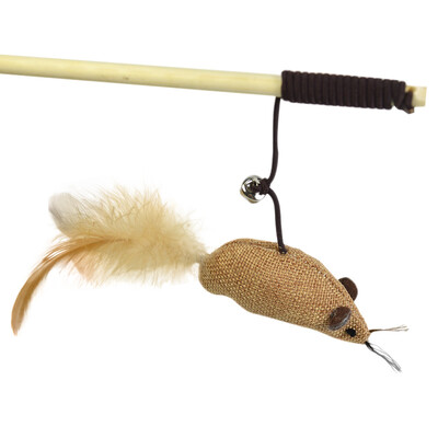 

H Toys-teaser with a elastic rope for cats