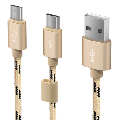 

llano Type-C/Micro USB/Lightning 3 в 1мобильный телефон зарядный кабель многофункциональных зарядный кабель 1.2 метр