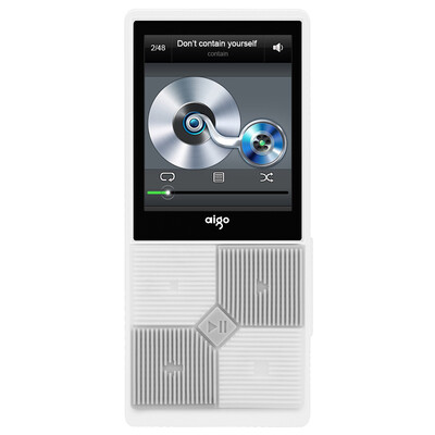 

Патриот (Aigo) mp3 плеер MP3-206 мини без потерь высокого качества работает спортивный музыка mp3-плеер с экраном белого
