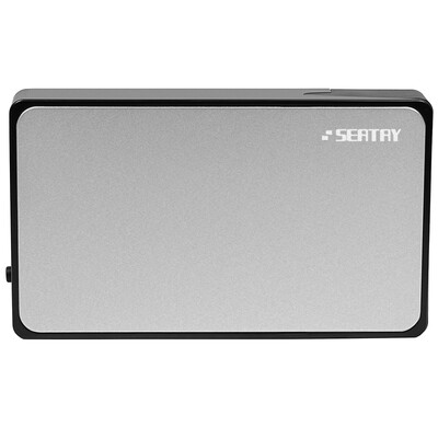 

Shuo Li Tai SEATAY HDS6250-S 35 inch free tool hard disk box SATA serial aluminum alloy cooling panel external box silver
