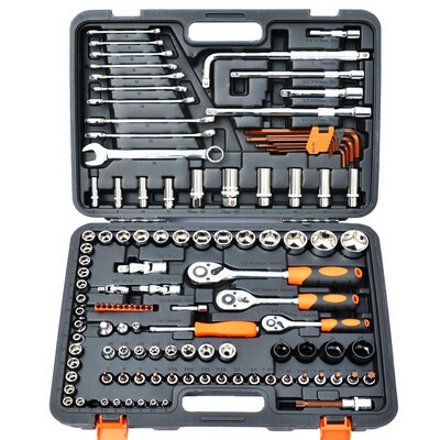 

Huafeng giant arrow ratchet wrench sleeve set of 120 sets of professional-grade auto repair vehicle maintenance kit set HF-81120A