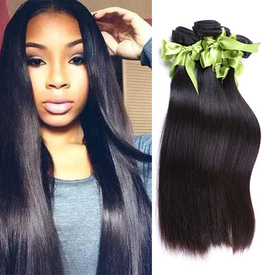 

Peruvian Virgin Hair Straight 4 Bundles Deals Rosa Hair Products 7A Human Hair Extensions Peruvian Straight Virgin Hair Bundles