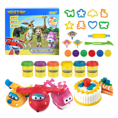 

AUBY Super Flying Man zoo Color Plaid 6 color mud 19 Accessories 466,502