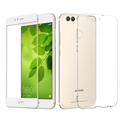 

[Отправить] ESCASE полноэкранным стали пленка Huawei nova2 плюс телефон оболочки защитный чехол / все включено прозрачной мягкой оболочки падение качества сопротивления