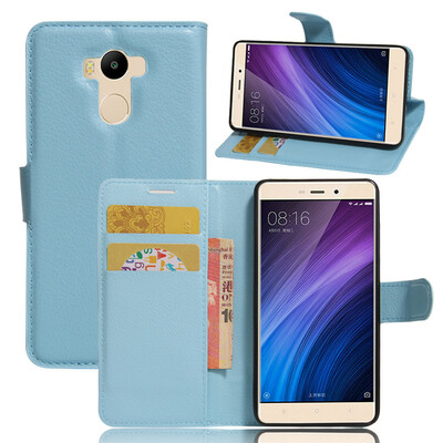 

GANGXUN Xiaomi Redmi 4 Первичный чехол из высококачественной кожи PU с флип-чехлом Kickstand Anti-shock Кошелек для Xiaomi Redmi 4